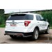 Slitkoff FEX18010B защита заднего бампера уголки d76 черные Ford Explorer (2018)
