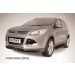 Slitkoff FKG13-001B защита переднего бампера d76+ d57 двойная черная Ford Kuga (2013)