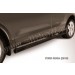 Slitkoff FKG13-006B защита порогов d76 труба черная Ford Kuga (2013)