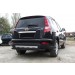 Slitkoff GAFX71613B защита заднего бампера d57+ d42 двойная радиусная черная Geely Emgrand X7 (2016)