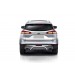 Slitkoff GEAT07S защита заднего бампера d57 "скоба" серебристая Geely Atlas