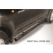 Slitkoff GWHN007B защита порогов d76 с проступями черная Great Wall Hover 2008