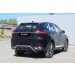 Slitkoff HavF7008S защита заднего бампера d42 "скоба" серебристая Haval F7 (2019)