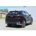 Slitkoff HavF7009S защита заднего бампера уголки d57 серебристые Haval F7 (2019)