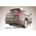 Slitkoff HavH2009B защита заднего бампера уголки d57 черные Haval H2