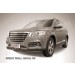 Slitkoff HavH6002B защита переднего бампера d57+ d42 двойная черная Haval H6