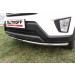 Slitkoff HCRET4WD003 защита переднего бампера d42 радиусная с надписью Hyundai Creta 4WD 2016