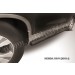 Slitkoff HCRV13-005B защита порогов d76 с проступями черная Honda CR-V (2013) (2L)