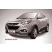 Slitkoff Hix35-003 защита переднего бампера d57+ d42 двойная радиусная Hyundai ix-35