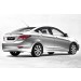 Slitkoff HS002B защита заднего бампера d42 черная Hyundai Solaris (седан)