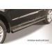 Slitkoff HSFN007B защита порогов d76 труба черная Hyundai Santa Fe (2010)