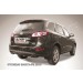 Slitkoff HSFN010B защита заднего бампера d57 "скоба" черная Hyundai Santa Fe (2010)
