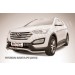 Slitkoff HSFT12-001 защита переднего бампера d57 "волна" Hyundai Santa Fe (2012)