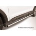 Slitkoff HSFT12-008B защита порогов d57 труба черная Hyundai Santa Fe (2012)