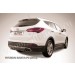 Slitkoff HSFT12-009B защита заднего бампера d57 короткая черная Hyundai Santa Fe (2012)