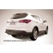 Slitkoff HSFT12-010B защита заднего бампера d57 длинная черная Hyundai Santa Fe (2012)
