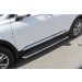 Slitkoff HSFT18-004 защита порогов d57 с листом Hyundai Santa Fe (2018)