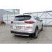 Slitkoff HT18006S защита заднего бампера d57 длинная серебристая Hyundai Tucson (2018)