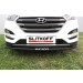 Slitkoff HT4WD15001B защита переднего бампера d42 с надписью черная Hyundai Tucson 4WD (2015)