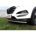 Slitkoff HT4WD15002 защита переднего бампера d42 Hyundai Tucson 4WD (2015)