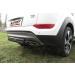 Slitkoff HT4WD15008B защита заднего бампера d57 короткая черная Hyundai Tucson 4WD (2015)
