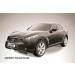 Slitkoff IN.FX001B кенгурятник d76 низкий черный Infiniti FX-35; FX-50