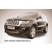 Slitkoff JGCH001B защита переднего бампера d76+ d57 двойная радиусная черная Jeep Grand Cherokee (2011)