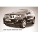 Slitkoff JGCH003B защита переднего бампера d57+ d57 двойная радиусная черная Jeep Grand Cherokee (2011)