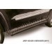 Slitkoff JGCH005B защита порогов d76 с гибами черная Jeep Grand Cherokee (2011)