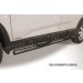 Slitkoff KS10-006B защита порогов d76 с проступями черная KIA Sorento (2010)