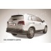 Slitkoff KS10-010B защита заднего бампера d57+ d42 двойная длинная черная KIA Sorento (2010)