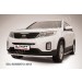 Slitkoff KS13-004 защита переднего бампера d57 радиусная KIA Sorento (2013)