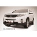Slitkoff KS13-005B защита переднего бампера d57 "волна" черная KIA Sorento (2013)