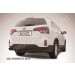 Slitkoff KS13-011B защита заднего бампера d57+ d42 двойная черная KIA Sorento (2013)