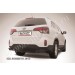 Slitkoff KS13-013B защита заднего бампера уголки d57+ d42 двойные черные KIA Sorento (2013)