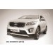Slitkoff KS15-003B защита переднего бампера d57 черная KIA Sorento (2015)