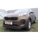 Slitkoff KSP16-001B защита переднего бампера d57 черная KIA Sportage (2016)