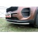 Slitkoff KSP16-002 защита переднего бампера d42 KIA Sportage (2016)