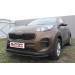 Slitkoff KSP16-002B защита переднего бампера d42 черная KIA Sportage (2016)