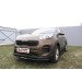 Slitkoff KSP16-003B защита переднего бампера d42 с надписью черная KIA Sportage (2016)