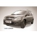 Slitkoff LadLar001B защита переднего бампера d42 черная Lada Largus