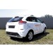 Slitkoff LadXR011S защита заднего бампера d57 + d42 двойная серебристая Lada XRay