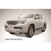 Slitkoff LGX009 защита переднего бампера d76+ d57 двойная короткая Lexus GX460 (2010)