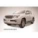 Slitkoff LGX010B защита переднего бампера d76 короткая черная Lexus GX460 (2010)