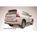 Slitkoff LGX014B защита заднего бампера d76+ d42 двойная черная Lexus GX460 (2010)