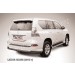 Slitkoff LGX13-008B защита заднего бампера d76+ d42 двойная черная Lexus GX460 (2013)