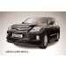 Slitkoff LLX570-12-005B защита переднего бампера d76 черная Lexus LX-570