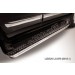 Slitkoff LLX570-12-007 защита штатного порога d57 Lexus LX-570