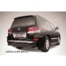 Slitkoff LLX570-12-009B защита заднего бампера d76+ d76 двойная радиусная черная Lexus LX-570