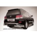 Slitkoff LLX570-12-013 защита заднего бампера уголки d76+ d42 двойные Lexus LX-570